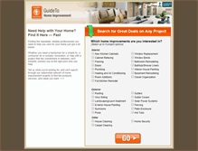 Tablet Screenshot of guidetohomeimprovement.com